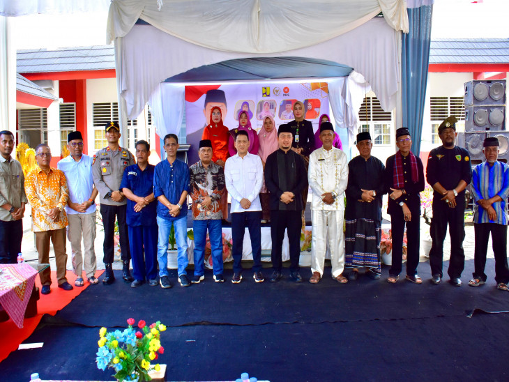 Komitmen dan Sinergitas Pusat dan Daerah Majukan Pendidikan  di Kampar, Pj Bupati Kampar dan Anggota DPR RI Hadiri Syukuran Selesainya Rehabilitasi / Renovasi Empat Sekolah.