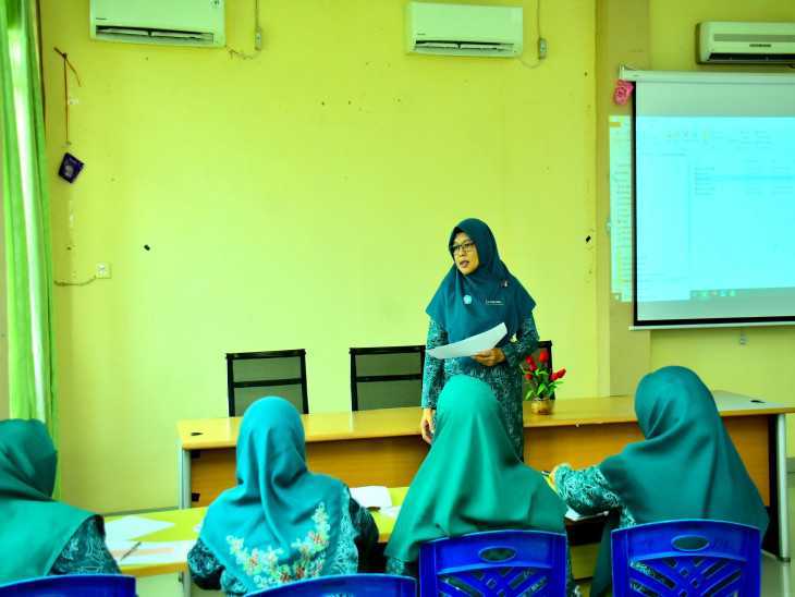 Ricana Hambali Pimpin Rapat Kerja 4 Pokja Dan Sekretariat Serta Evaluasi Kegiatan TP PKK Kab. Kampar.