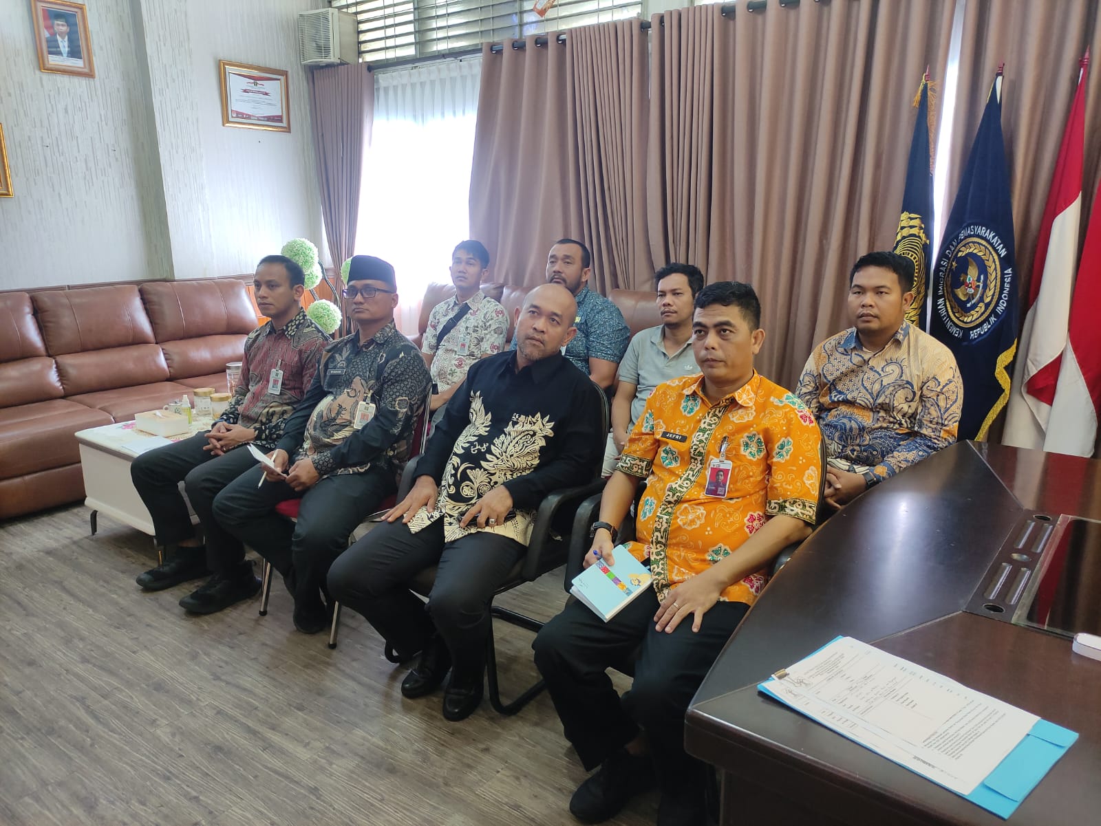 Apresiasi Karya Warga Binaan, Lapas Pekanbaru Ikuti Rapat Persiapan IPPAFest