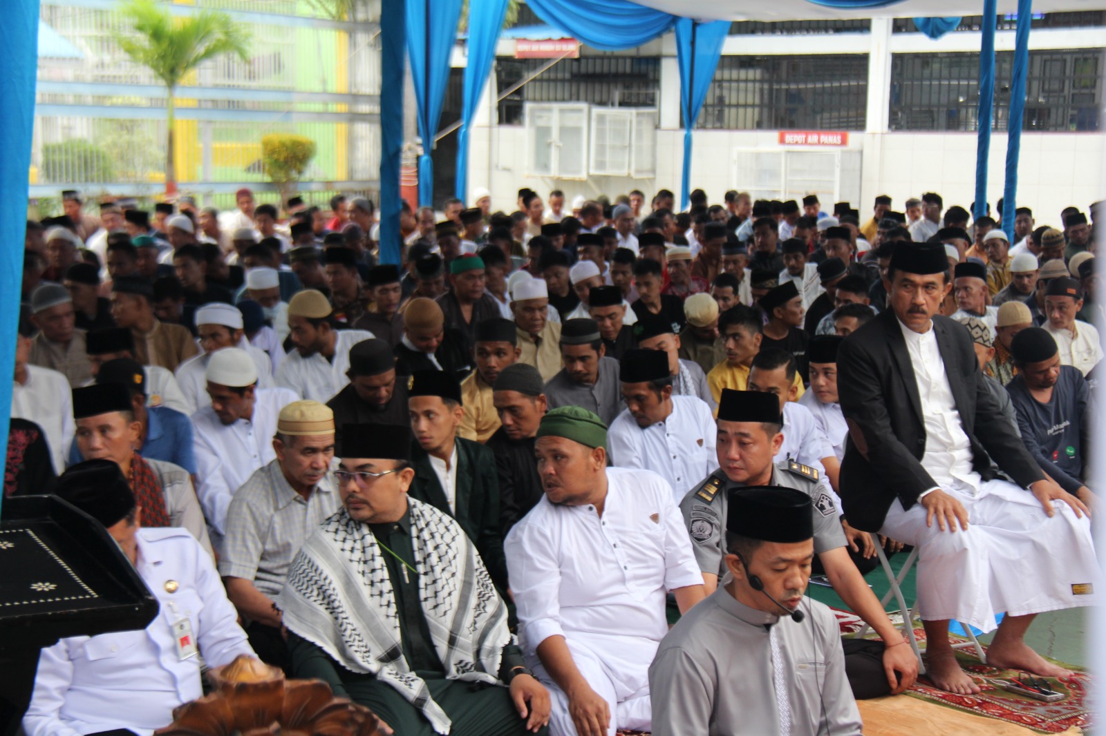 Gema Takbir Idul Fitri 1446 H, Lapas Pekanbaru Gelar Sholat Ied Berjamaah