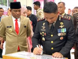 Hari Bhayangkara ke-79 Merupakan Momentum Sebagai Pelindung Masyarakat Didampingi Bupati Pelalawan, Kapolres AKBP Afrizal Asri: