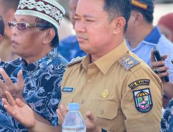 Wakil Bupati lakukan Peletakan Batu Pertama Pembangunan Masjid Al-Hj. Halimah Pangkalan