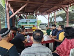 Jum’at Curhat Dilaksanakan Kasatres Narkoba IPTU Hariyanto Alex Sinaga, SH.MH Di Kelurahan Kerinci Timur