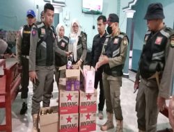 Operasi Kedai Remang-Remang, Tim Yustisi Amankan Sebanyak 92 Botol Miras dan Tuak