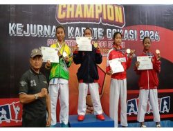 Alesha Ayudia Inara Sumbang Perak untuk Gokasi Riau di Kejurnas Karate Gokasi 2026