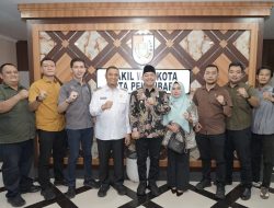 Wawako Pekanbaru Gelar Audiensi Soal Inovasi Daerah Bersama Wawako Tebing Tinggi